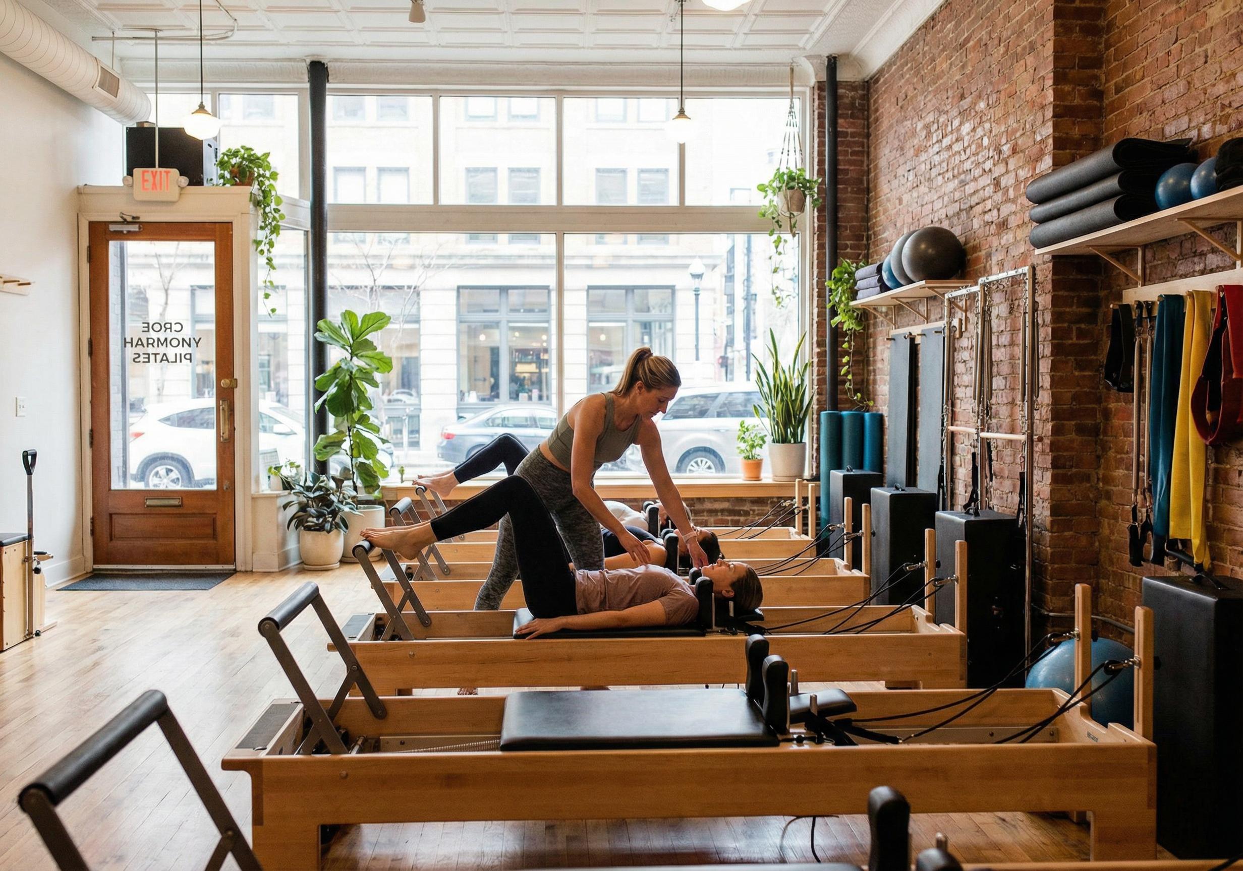 Reformer pilates session